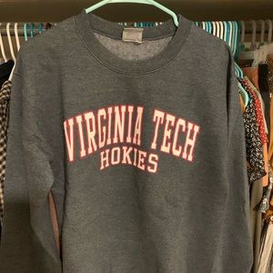 Champion Virginia Tech Gray Crewneck